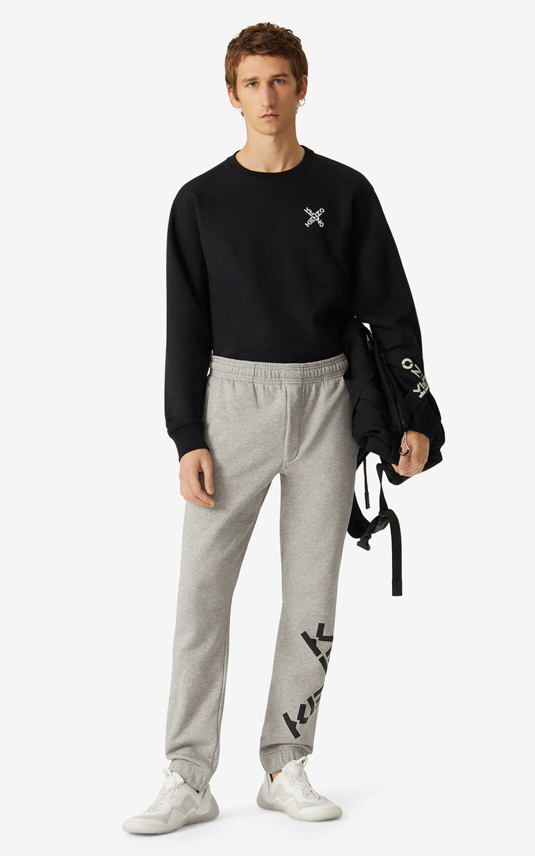 Jogging Kenzo Sport Big X Homme Grise | XCBN-36504